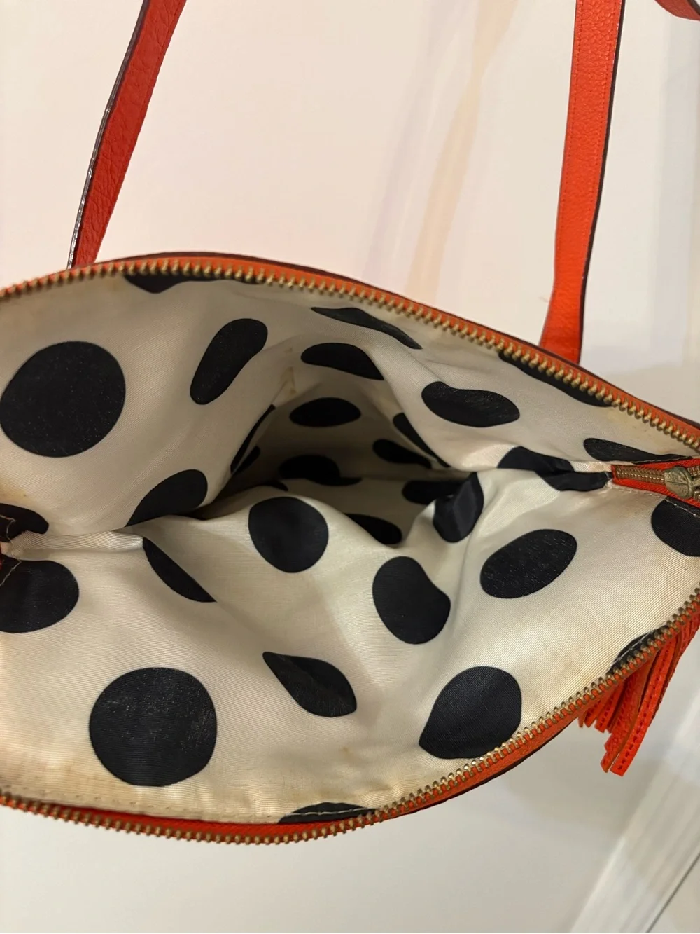 Kate Spade Orange Leather Crossbody Bag